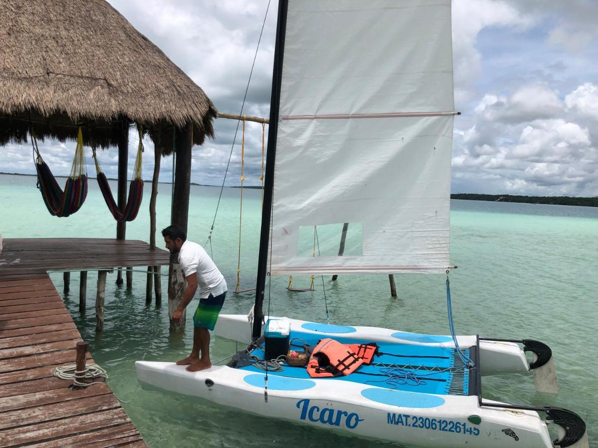 Hotel Wayak Bacalar Bagian luar foto